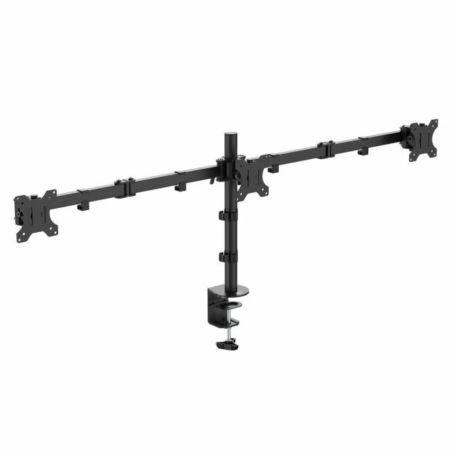 ACT Tripple monitor arm, black 