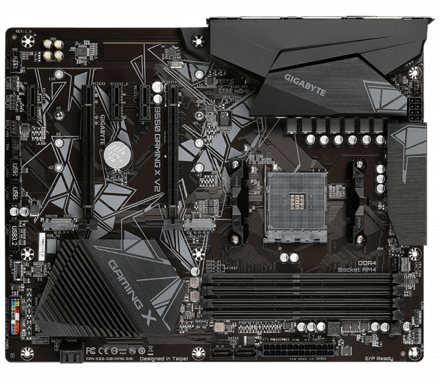Motherboard GIGABYTE B550 GAMING X Socket AM4, 4 x DDR4, RGB Fusion, V2 (rev. 1.0) 