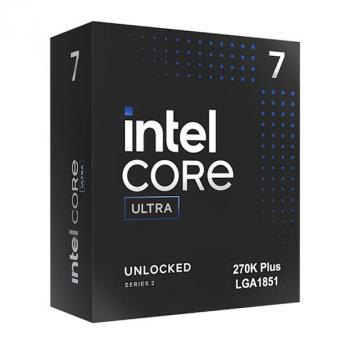 CPU Intel Core Ultra 7 270K Plus, 24 Cores 3.7 GHz, 40MB, 125W, LGA1851, BOX
