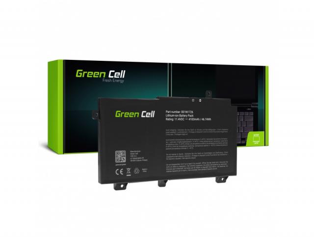 Laptop Battery B31N1726 for Asus TUF Gaming FX504 FX504G FX505 FX505D FX505G A15 FA506 A17 FA706 11,4V 4100mAh   GREEN CELL 