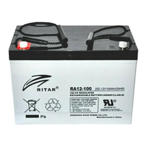 Lead Battery (RA12-100S) AGM 12V / 100 Ah - 306.5 / 168.5 / 210mm  F15(M6) RITAR 