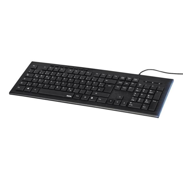 Hama "Anzano" Multimedia Keyboard, with side light strips, black