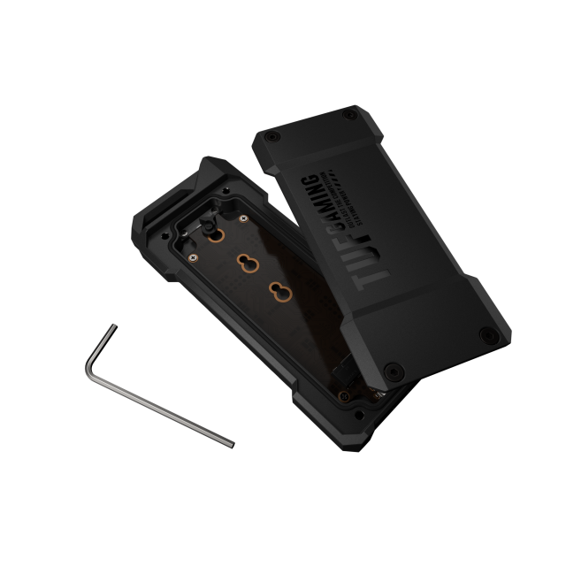 ASUS TUF GAMING A1 M.2 NVMe SSD Enclosure IP68 Water and Dust resistance - Black 