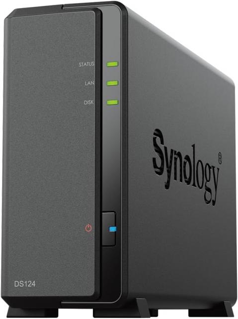 Synology 1-Bay DiskStation DS124 (Diskless) Black 