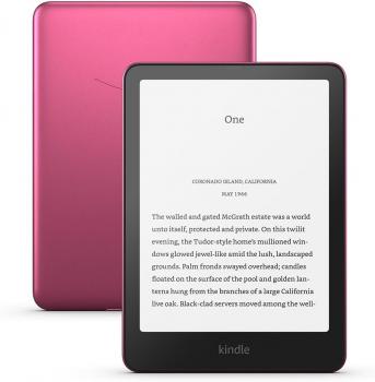 eBook четец Kindle Paperwhite Signature Edition - 7", 32GB - Metalic Raspberry