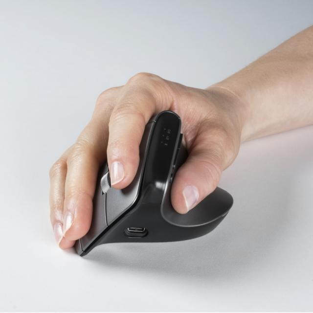Hama "EMW-700" Ergonomic Vertical Mouse, Rechargeable, 182691 