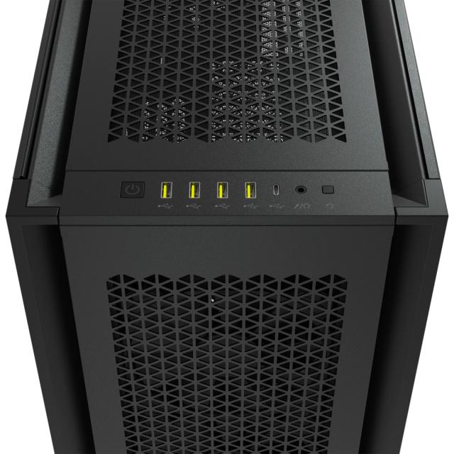 Case Corsair 7000D Airflow Full Tower, Tempered Glass, Black 