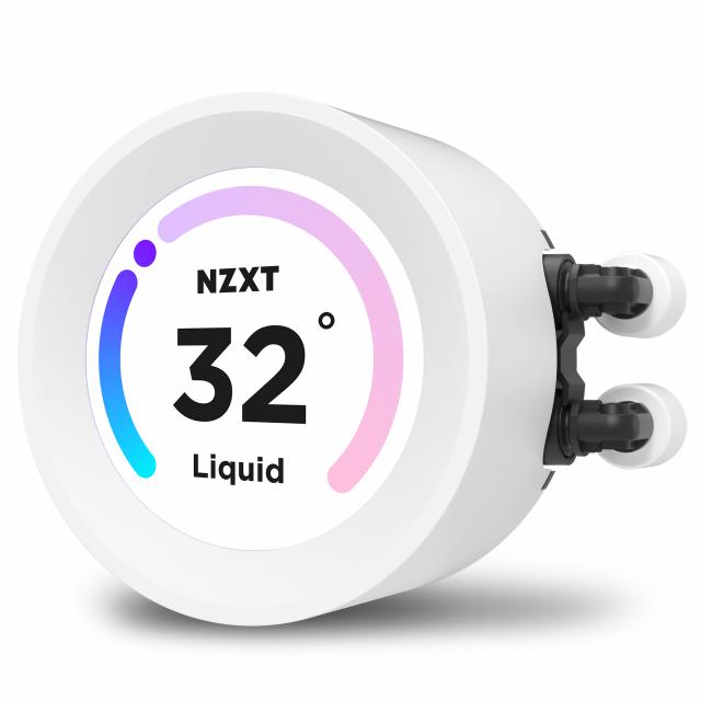 AIO Liquid Cooler NZXT Kraken Elite 360 RGB White, LCD Display 
