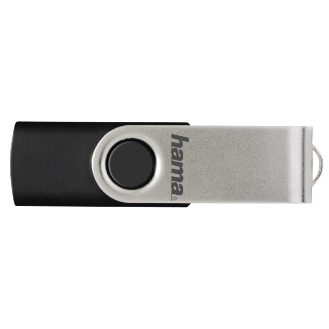 USB памет HAMA Rotate, 128GB,10 MB/s, Черен 