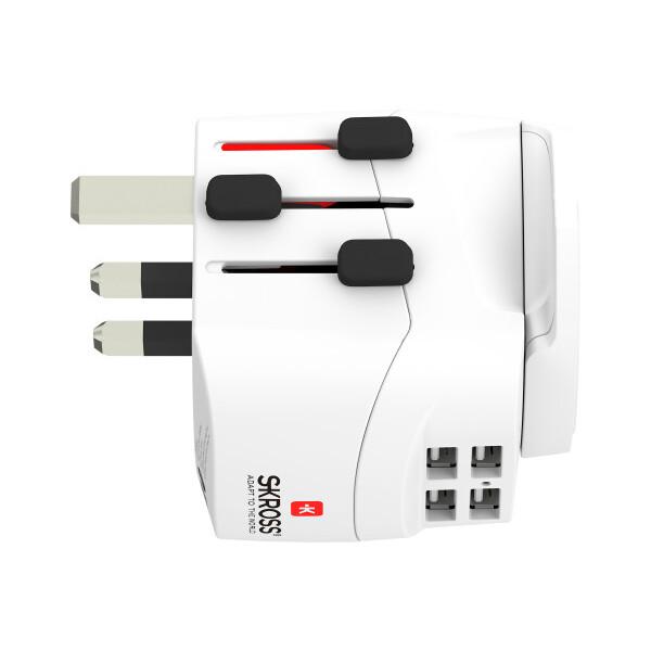World Adapter SKROSS PRO Light 4 x USB-A, 1.302471 