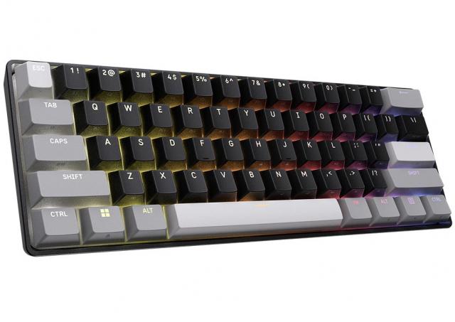 Геймърскa механична клавиатура Corsair Clipper Mini 60 Hall Effect - Hyperdrive Magnetic Switch 