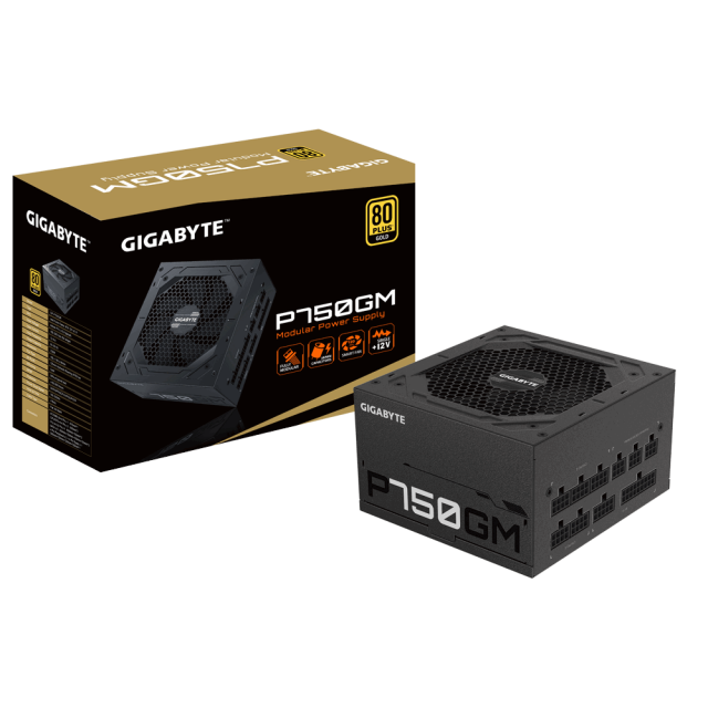Power Supply Gigabyte P750W 750W 80+ GOLD Modular 