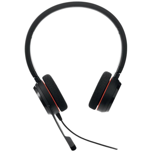 Headphones Jabra Evolve 20 Stereo Microsoft Teams Optimized, Microphone, Black 