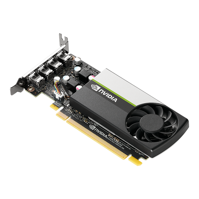Graphic card PNY NVIDIA Quadro T1000, 4GB, GDDR6, 128 bit, miniDisplayPort 