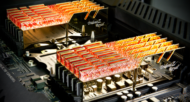 Памет G.SKILL Trident Z Royal 16GB(2x8GB) DDR4 PC4-25600 3200MHz CL16 F4-3200C16D-16GTRG 