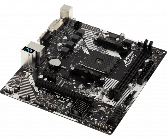 Motherboard Asrock A320MDVS R4.0, sock AM4, 2xDDR4