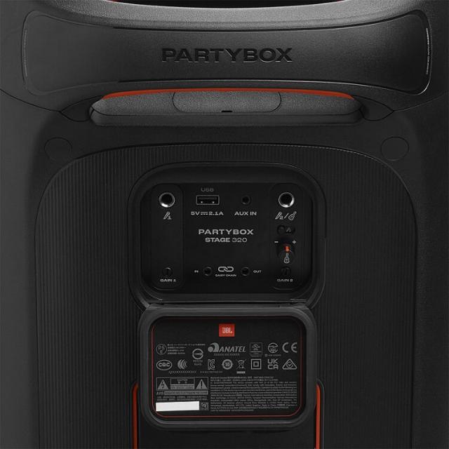 Блутут колона JBL PartyBox Stage 320, 240W, Черна 