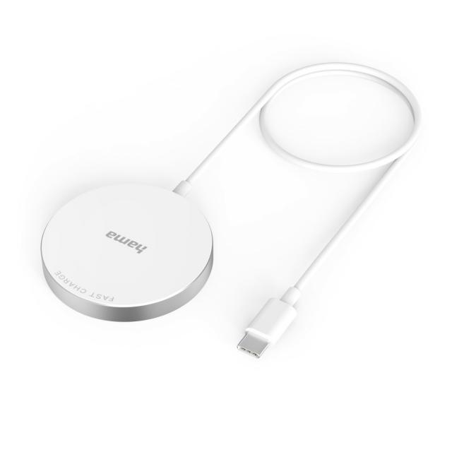 Hama "MagCharge FC15" Wireless Charger, 15 W,  for Apple 