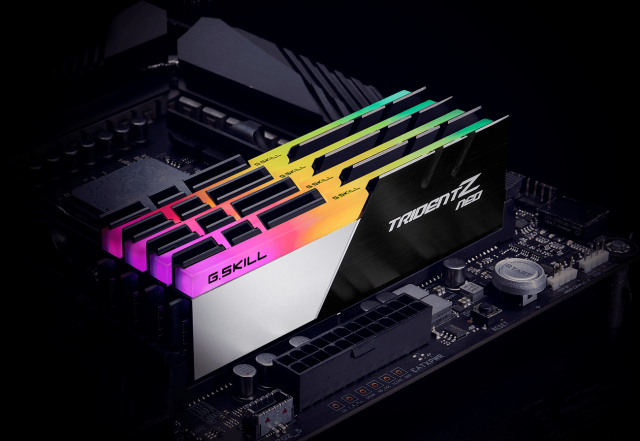 Memory G.SKILL Trident Z Neo RGB 32GB(2x16GB) DDR4 3600MHz F4-3600C16D-32GTZNC 