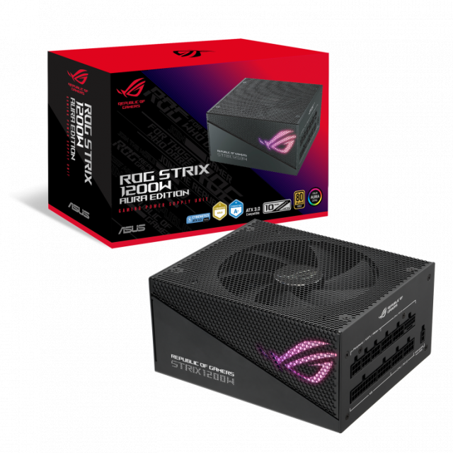 Захранващ блок ASUS ROG Strix 1200W 80+ Gold Aura Edition 