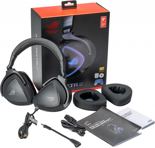 Геймърски слушалки ASUS ROG Delta S, USB-C, Aura Sync RGB 