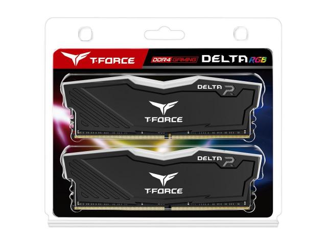 Memory Team Group T-Force Delta RGB Black DDR4 - 32GB (2x16GB) 3600MHz 1.35V 