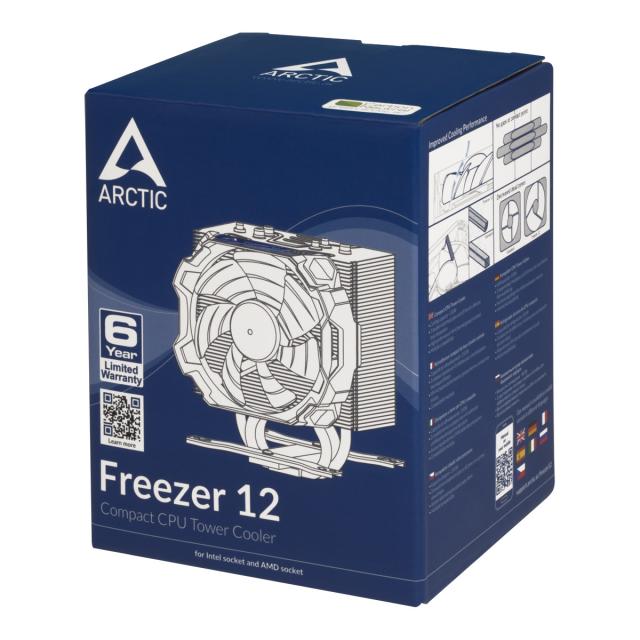 Охладител за процесор ARCTIC Freezer 12 ACFRE00027A, AM4 2066/1156/1155/1150/1151