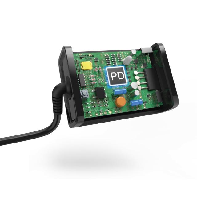 Захранване за лаптоп HAMA универсално  220V, 5-20V/65W, USB-C, Power Delivery 