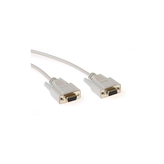Cable ACT AK2315, 1.8 metre Serial 1:1 connection cable 9 pin RS232 female - 9 pin RS232 female