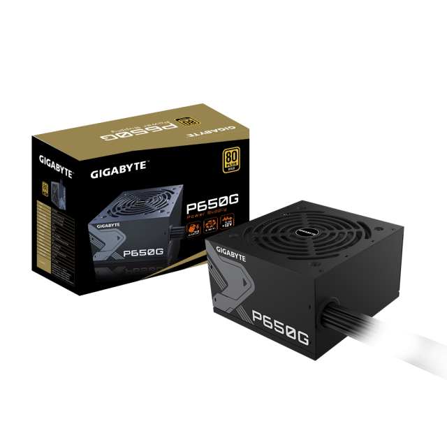 Захранващ блок Gigabyte P650G, 650W, 80+ Gold 