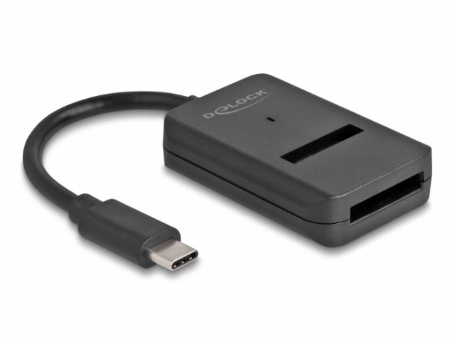 Delock Combo Converter for M.2 NVMe PCIe or SATA SSD with USB Type-C 10 Gbps 