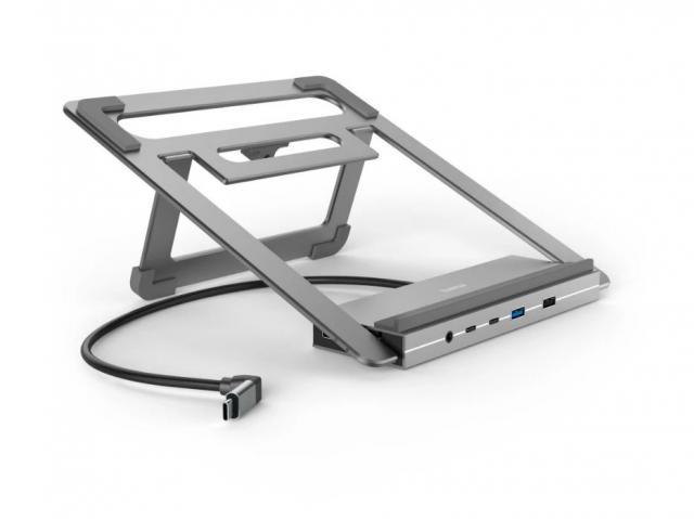 Докинг станция Hama "Connect2Office Stand" USB-C, Стойка за лаптоп, 12 порта 