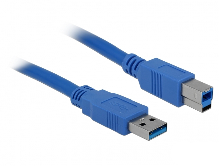 Кабел Delock USB-A - USB-B, 5m