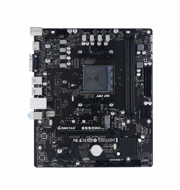 Дънна платка BIOSTAR B550MH, AMD B550, sock. AM4 