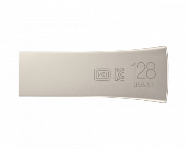 USB памет Samsung BAR Plus, 128GB, USB-A, Сребриста 