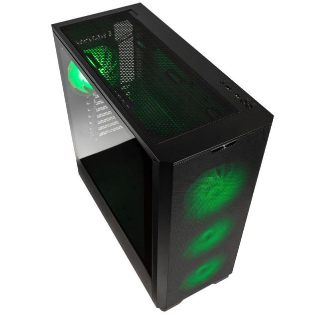 Кутия Kolink Unity Solar ARGB Mesh Mid-Tower, Black 