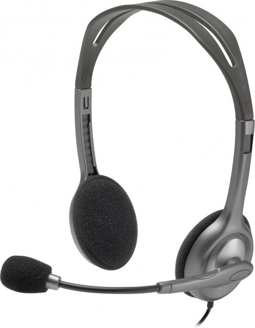 Стерео Слушалки с микрофон Logitech H110 