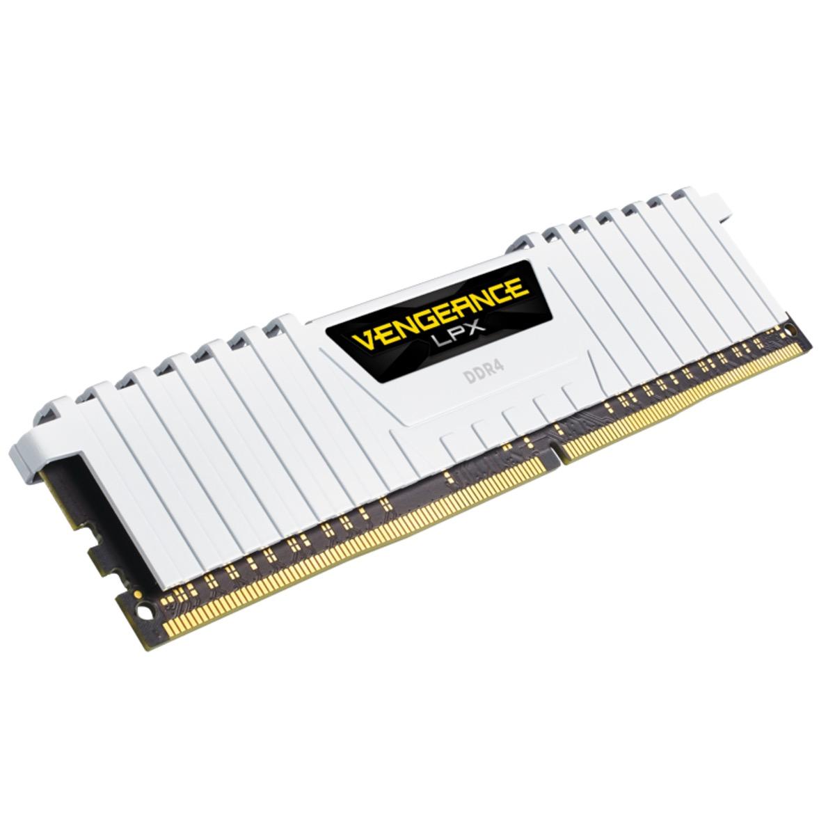 Памет Corsair Vengeance LPX White 16GB(2x8GB) DDR4 3200MHz CMK16GX4M2B3200C16W