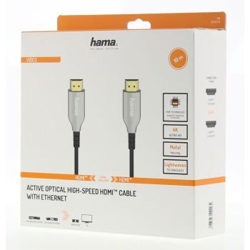 Hama Optical, Active HDMI™ Cable, Plug-Plug, 4K, gold-plated, 10 m 