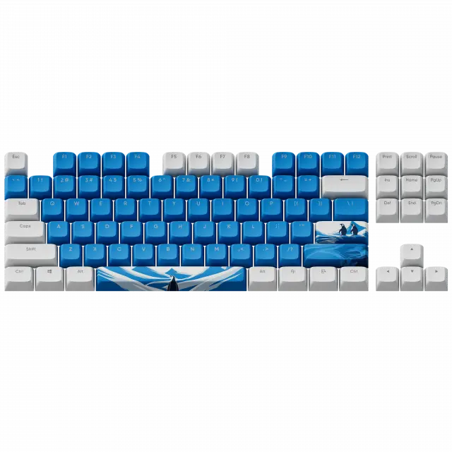 Keycaps Dark Project - GeekBo for ANSI & ISO Layout, PBT 