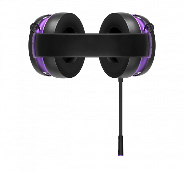 Геймърски безжични слушалки Dark Project Sono Wireless - Black/Violet 
