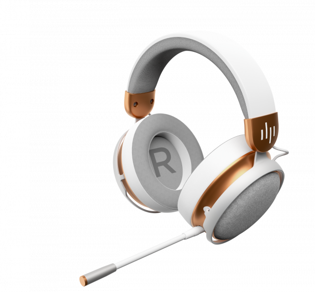 Геймърски безжични слушалки Dark Project Sono Wireless - White/Gold 