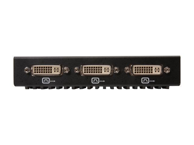 Външен мулти-дисплей адаптер Matrox T2G-D3D-IF за едновременна работа на 3 монитор с DVI/VGA вход 