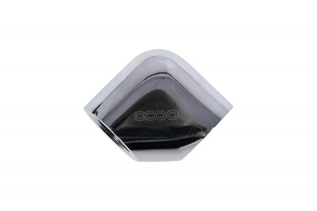 Alphacool Eiszapfen L-connector G1/4 inner thread to G1/4 inner thread - chrome 