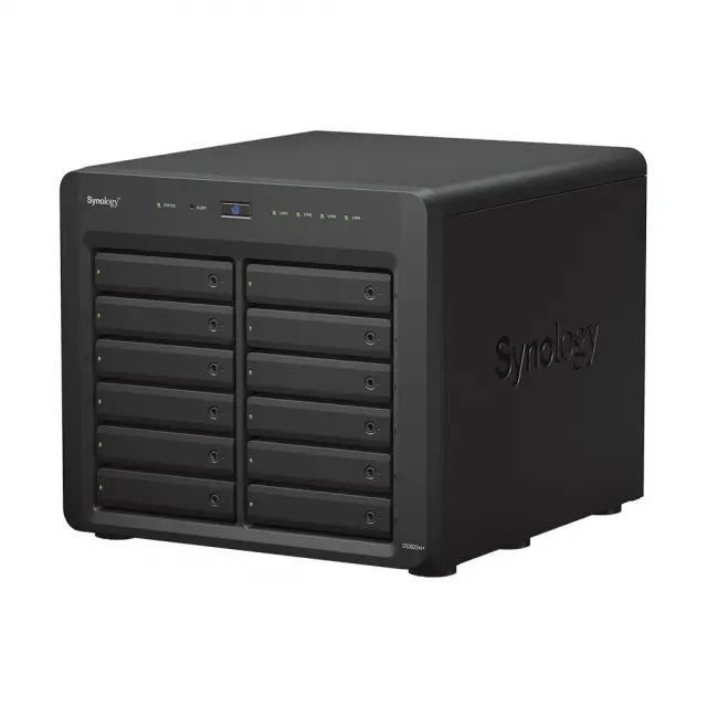 Мрежов сторидж Synology DS3622xs+, За 12 диска, До 200TB, 2.2GHz, 16GB, Гигабит, USB3.0 