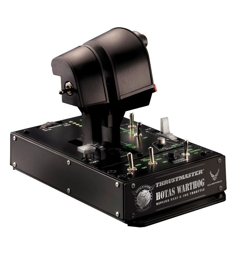 Жичен джойстик,  авиосимулатор Thrustmaster HOTAS Warthog Dual Throttles  за PC, Черен