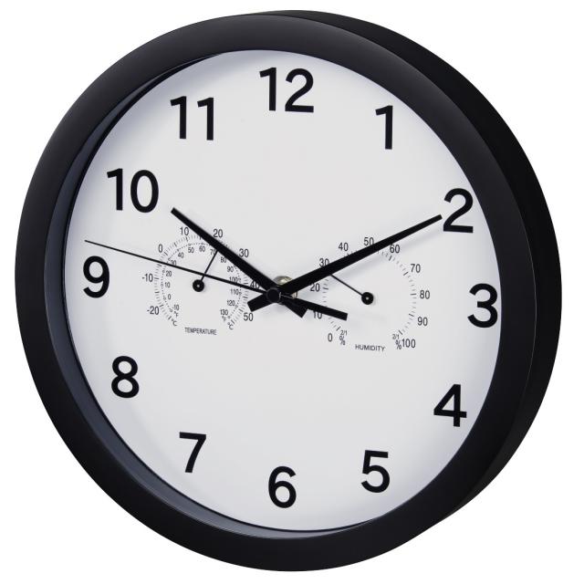Стенен часовник Hama Pure Plus, Ø 25 cm, 186342 