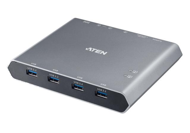 KVM превключвател, ATEN US3311, 2-портов, 4K, DisplayPort, USB-C, (поддържа до 8K) 