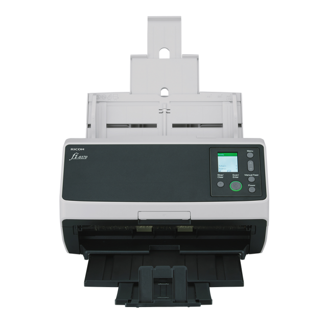 Документен скенер Ricoh fi-8170, A4, USB 3.2 gen1, 70ppm, ADF за 140 страници 