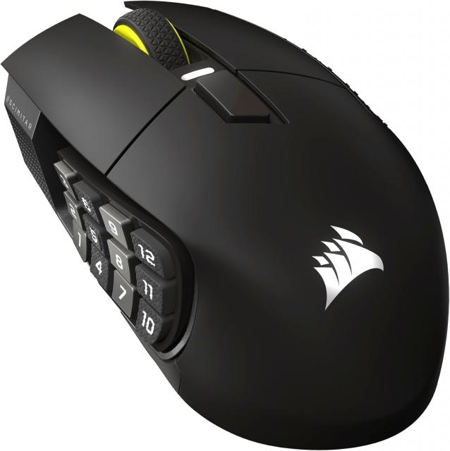Геймърскa оптична мишка CORSAIR SCIMITAR ELITE WIRELESS SE, 33000 DPI 